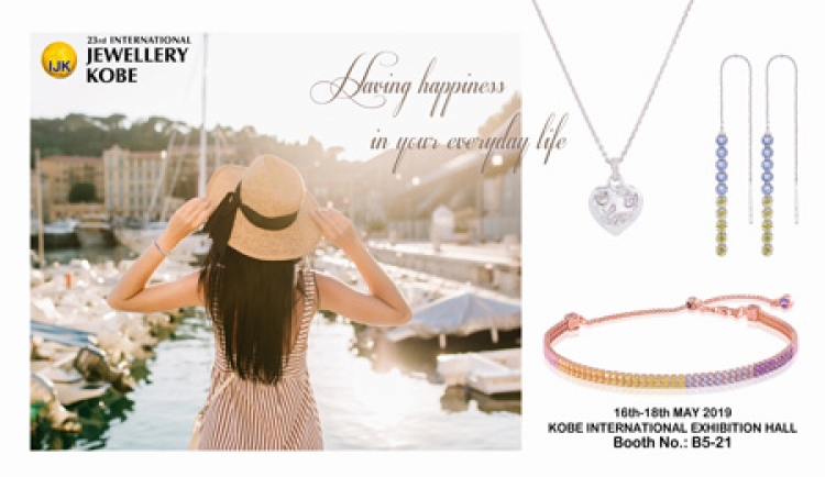 23rd INTERNATIONAL JEWELLERY KOBE JAPAN BOOTH NUMBER B5 21